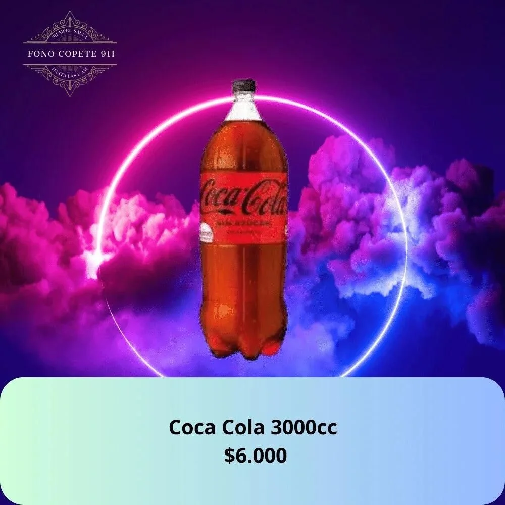 coca Zero 3000cc