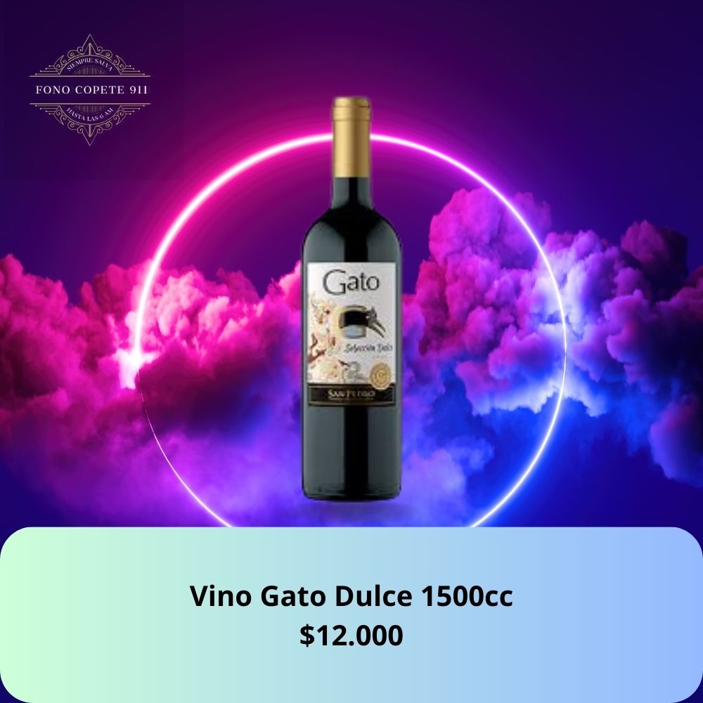 Vino Gato Dulce 1500cc