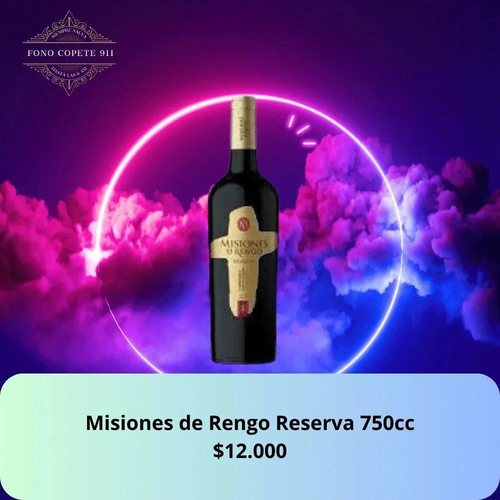 Vino Misiones De Rengo 750cc